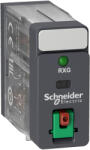 Schneider Electric Harmony Electromechanical Relays - RXG22E7 - RXG Interfész relé, 2CO, 5A, 48VAC, tesztgomb, LED (RXG22E7)