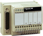 Schneider Electric Modicon ABE7 elosztóblokk, 4 csatornás analóg Quantum/Premium/X80 I/O kártyákhoz, SUB-D25 ABE7CPA21 Schneider (ABE7CPA21)