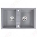 FERRO Chiuveta compozit Ferro Mezzo II granit 78x48 cm gri Chiuveta
