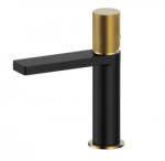  Mosdó csaptelep COPEN NOOK GRIP matt fekete / csiszolt arany (C-01-102MB-RG)