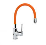  MINOTTI TUBO flexibilis mosogatócsaptelep, 2 csöves, narancssárga (6133O)