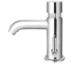  MINOTTI nyomógombos mosdócsap ívelt kifolyóval, meleg-hideg vizes (1023)