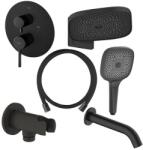 Oltens Set baterie cadă-duș Oltens Rann 34111300, cap de duș Oltens Vann 37008300, 39403300, 39100300, 37108300, 39304300, 37200300 (36079300)