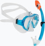 AQUASTIC Set de snorkeling pentru copii AQUASTIC Shelly mască + tub albastru deschis