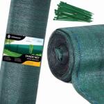 Springos Plasa umbrire si intimitate pentru gard, 1.5m latime, 10m lungime, 140g densitate, verde (SN0045)
