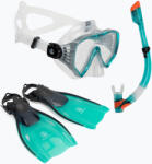 AQUASTIC Set de snorkeling AQUASTIC Jetty mască + tub + labe albastru