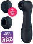 Satisfyer Stimulator Pro 2 Generation 3, 11 Viteze Suctiune, 12 Moduri Vibratii, Silicon, USB, IPX 7, Free App, Gri Vibrator