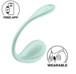 Satisfyer Ou Vibrator Smooth Petal Satisfyer Free App, Silicon, Verde, 23 cm