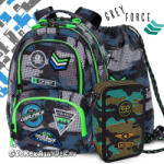COOLPACK Grey Force Iskolatáska Szett - Terepmintás, Hőtárolós (5907620180257SZ)
