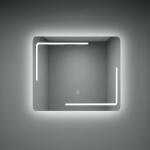 Leziter Ada 60 tükör led világítással 60x80 cm (1013-6080) - geminiduo