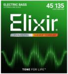 ELIXIR - NanoWeb Stainless Steel 45-135 Light/Medium 5-húros basszusgitár húrkészlet
