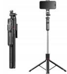  Szelfibot stabil állvány Bluetooth vezérléssel F16 fekete KP-37884 (8585063368370)