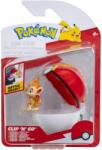Pokémon Figurina in bila Clip N Go Pokemon S2, Chimchar si Repeat Ball Figurina