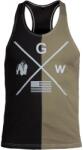 Gorilla Wear - Sterling Stringer Tank Top - Férfi Edzőtrikó - Fekete/zöld