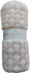 Soffi Baby Baby Takaró Wellsoft Dupla Mozaik Rózsaszín 75x100cm - babycenter-online