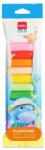 Deli Plastilina 12 culori, 200 g, DELI Polybag (DLEH719-12)