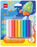 Deli Plastilina 8 culori, 100 g, DELI (DLEH712-8)