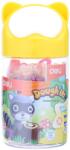 Deli Plastilina 12 culori/set, 140 g, galetusa si 3 forme modelaj, DELI (DLED75246)