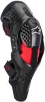 Alpinestars Protecții genunchi Alpinestars SX-1 Plasma negru-roșu-gri (AIM160-611)