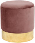 AKORD Furniture Factory AKORD Golden Bársony Tárolós Puff Rózsaszín Arany (AKO-PUGOLDEN-POWDER-PINK)