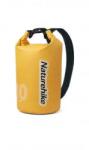 NATUREHIKE Vízálló zsák Waterproof Bag 10L fekete|sárga