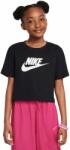 Nike Gyerek szabadidő rövid ujjú pólók Nike G NSW TEE CROP FUTURA HBR fekete FZ5548-010 - XL