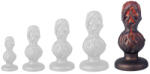 Bad Demon Skullis XL - prémium, piros-fekete anális dugó 18 x 8, 5 cm