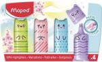 Maped Szövegkiemelő készlet, 1-5 mm, MAPED "Mini Pastel", 4 különböző pasztell szín (IMA743604) - tintasziget