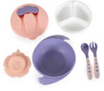 Cangaroo JELLY Tál szett villával, kanállal PINK