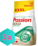 Passion Gold univerzális mosópor 8, 1kg / 135 mosás KARTON - 3 db (K4260145998907)