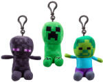  Minecraft plüss kulcstartó 13 cm figurával, 3 féle - delfinbuvar