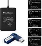 Qoltec EV Hotel Rendszer | EV Kártyaprogramozó + Szoftver + 5 EV Kártya (52428)