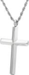 HARAHU Colier PU-38416 Cross - Argintiu KP38416