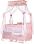 Chipolino Palace multifunkciós utazóágy baldachinnal - Cat pink (KOSIPA253CA)