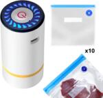 köken Set Aparat de Vidat alimente Koken + 10 pungi de vidat incluse, aparat tip pompa, portabil, 3W