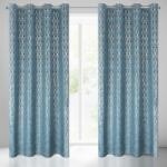 Takoy Draperie LAURA din catifea cu un model argintiu-auriu croit în stil boho-HF-388503