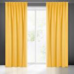 Takoy Draperie MILAN unicolor din țesătură opacă de tip blackout de 140 x 300 cm