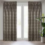 Takoy Draperie KATIE opacă de tip blackout cu imprimeu din aur stropit, stil glamour de 135 x 270 cm