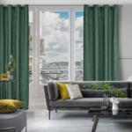 Takoy Draperie INGA PIERRE CARDIN din catifea mată cu modelul geometric jacquard de 140 x 250 cm
