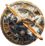 Woodbest Időcsavar - különleges fa kirakó 115db /29cm x 29cm/