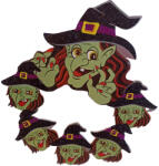  Halloweeni kopogtató - boszorkányos (635457_2)