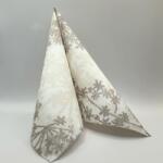 Pack Service textilhatású szalvéta 40x40 cm 50 lap/csomag Palma tortora