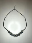  Éjfél Virágai - Fa gyöngy nyaklánc (JJNY32)