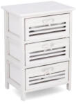 Bizzotto Comoda lemn alb Leny 40x29x58h (0210689) Comoda