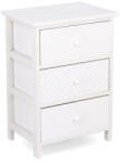 Bizzotto Comoda lemn alb Nadya 40x29x58h (0210692) Comoda