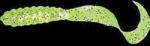 Mister Twister Vierme 5cm Verde/gliter 10buc/plic (f1.twist5.10s.b)