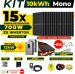 AustrianSolar Kit Complet Sistem Fotovoltaic 10kWh Austrian Solar Monofazat, Invertor Off-Grid , Panouri Fotovoltaice 700W (Optiune Montaj + dosar prosumator) (X74ACOPERIS)
