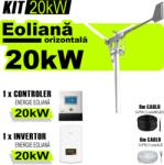 AustrianSolar Turbina eoliana Orizontala de 20kW 20000W (XEOL_ORIZ_20KW)