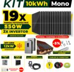 AustrianSolar Kit Complet Sistem Fotovoltaic 10kWh Austrian Solar Monofazat, Invertor Off-Grid , Panouri Fotovoltaice 550W (Optiune Montaj + dosar prosumator) (X73ACOPERIS)