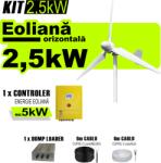 AustrianSolar Turbina eoliana rezidentiala Orizontala de 2, 5kW 2500W (X163)